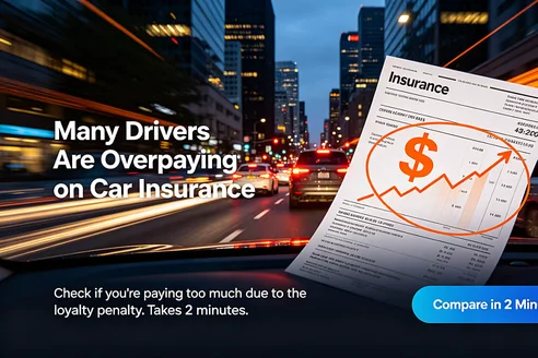 Drivers comparing car insurance rates